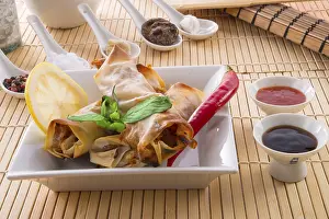 Southeast Asian Food Prints: Spring roll