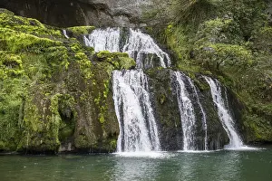 Open Air Water Body Image Prints: Spring and waterfall, Source du Lison