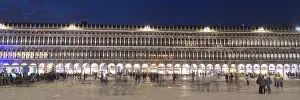 St Marks Square Italy Prints: St. Mark's Square at night