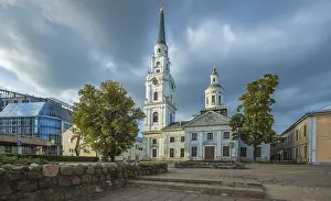 Old Town Riga Tourist Attraction Prints: St. Peter and St