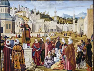 Louvre Museum Paris Prints: St Stephen's preaching in Jerusalem