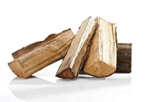 Energy Waste Reduction Prints: Stack of firewood
