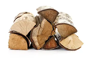 Power Generation Image Prints: Stack of firewood