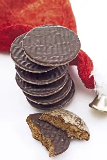 Sweet Pastries Prints: Stack of gingerbread cookies