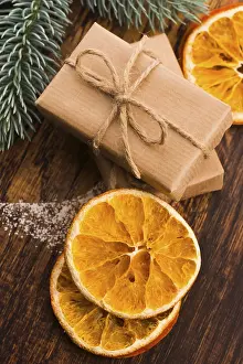 Advent Season Gifts Prints: Stack of two holiday gifts