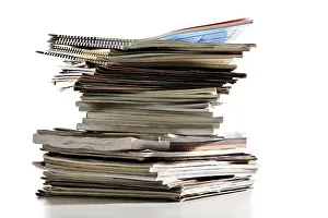 Indoor Studio Photography Prints: Stack of magazines