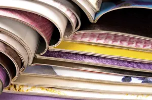 Poland Magazine Stack Prints: Stack of magazines, poland