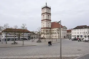 Lake Scenery In Germany Prints: Stadtkirche am Markt, Neustrelitz