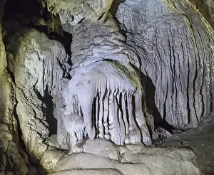 Stalactite And Stalagmite Formation Prints: Stalagmite in the shape of an elephant