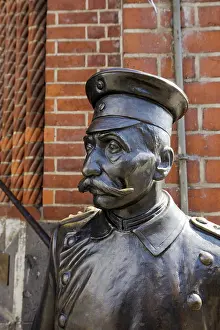 Historic Figure In Germany Prints: Statue, Captain of Kopenick