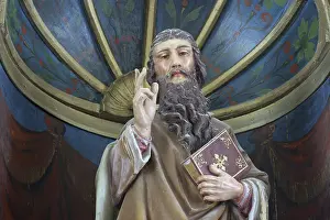 Holy Sanctuary Interior Prints: Statue of saint