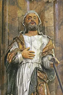 Holy Sanctuary Interior Prints: Statue of saint