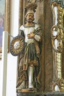 Holy Sanctuary Interior Prints: Statue of saint