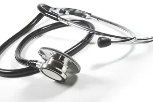 Uninhabited Medical Facility Prints: Stetoscope Stethoscopes