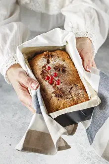 German Christmas Bread Prints: Stollen is a fruit bread of nuts