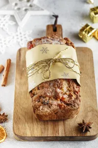 German Christmas Bread Prints: Stollen is fruit bread of nuts