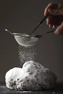 Empty Grocery Store Food Prints: Stollen with icing sugar