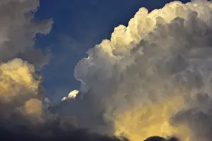 Cumulonimbus Clouds Germany Prints: Storm clouds, towering vertical clouds