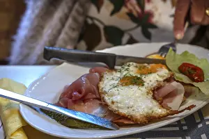 German Meat Dishes Prints: Strammer Max, ham with fried egg