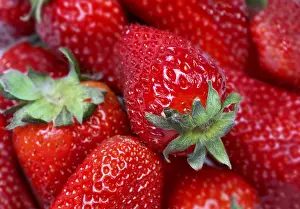 Uninhabited Food Scene Prints: Strawberries