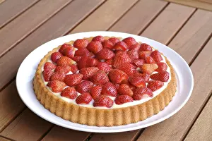 Close Up Cake Prints: Strawberrycake