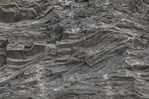 Grey Stone Background Prints: Structure of slate, natural slate
