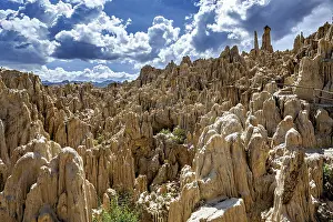 Bolivia Prints: Valle de la Luna Moon Valley Print, Bolivia