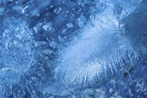 Scandinavia Mountain Scenery Prints: Structures in glacial ice, ice cave