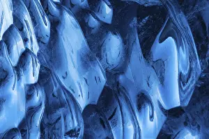 Glacial Ice Formations Prints: Structures in glacial ice, ice cave