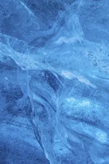 Glacial Ice Formations Prints: Structures in glacial ice, ice cave