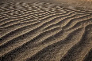 Gran Canaria Landscape Prints: Structures in the sand, dunes of Maspalomas