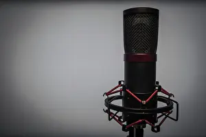 Music Studio Setup Prints: Studio microphone