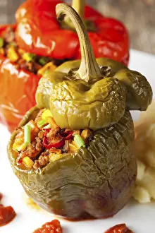 Stuffed Bell Peppers Prints: Stuffed peppers