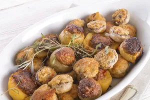 Baked Vegetable Meals Prints: Stuffed vegetables