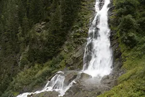 Austrian Nature Scenery Prints: Stuibenfall, waterfall, cascade