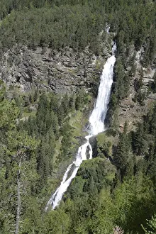 Mountainous Region Landscape Prints: Stuibenfall, waterfall, cascade