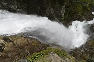 Mountain Creek Landscape Prints: Stuibenfall, waterfall, cascade