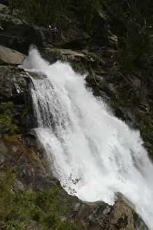 Mountain Creek Landscape Prints: Stuibenfall, waterfall, cascade