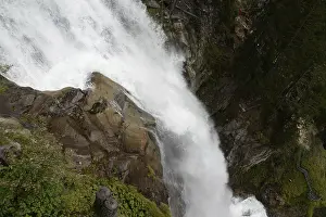 Uninhabited Mountain Creek Prints: Stuibenfall, waterfall, cascade
