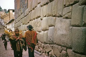South America History Prints: Subtitle: Inca palace wall, Cuzco, Peru, South America 1962, South America
