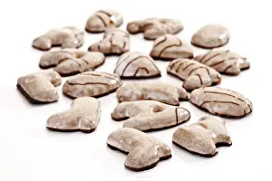 Sugar Glazed Treats Prints: Sugar glazed gingerbread biscuits
