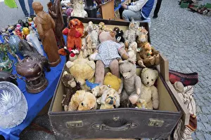 Lower Austria Travel Photography Prints: A suitcase full of nostalgic teddy bears