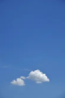 Cloudy Day In Germany Prints: Summer cloudy sky, Germany