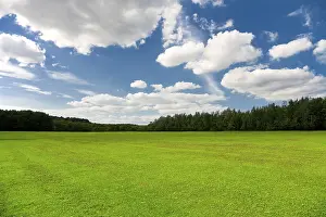 Rural Countryside Scenery Prints: Summer landscape