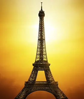 Eiffel Tower Paris Prints: Sunny Eiffel Tower