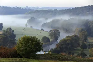 Morning Light In Germany Prints: Sunrise over the Oder valley, Uckermak