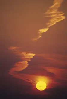 Evening Sun Cloud Formation Prints: Sunset