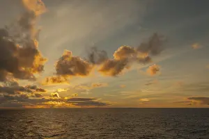 Soft Lightning Effect Photos Prints: Sunset over the Atlantic