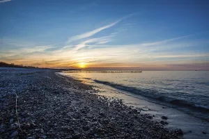 German Baltic Sea Coast Prints: Sunset Baltic Sea