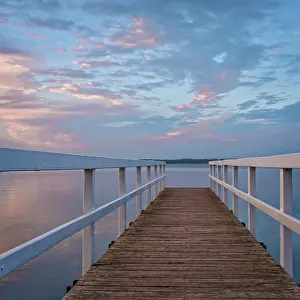 Evening Light Photography Prints: Sunset at the lake